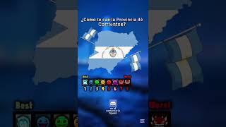 Cómo té cae la provincia de corrientes? #argentina #humor #shorts #short #corrientes #mapping #map