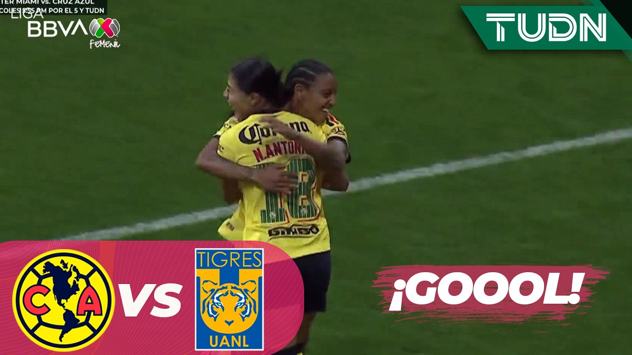 ¡YA SON 5 DEL AMÉRICA! | América vs Tigres | Liga MX Femenil - Jornada 7 Apertura 2026 | TUDN