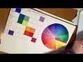 Daniel Smith Essential Watercolor Chart & Color Wheel For Beginners - Split Primary Colors.