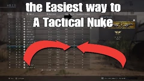 The Easiest way to get a Tactical Nuke/the Easiest way to unlock gold on all your weapons