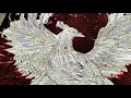 metalic foil ko kaise lagaye phoenix painting 3d pr #painting #viralshort #live