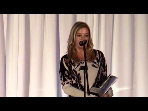 Jeanie Buss Accepts Award For Father Dr. Buss At TWC Media Event