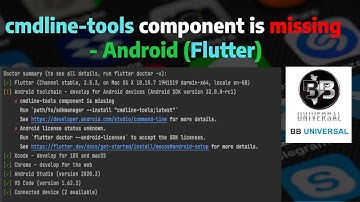 cmdline-tools component is missing - Android (Flutter) | macOS