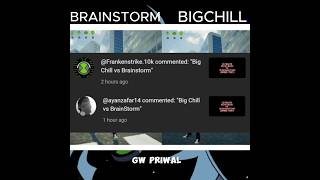 Brainstorm vs Big Chill Speed Test ⚡ Who Is Faster? Ben 10 Galvan Game |  #shorts