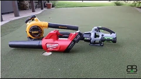 Blower Wars!! DeWalt VS. Milwaukee VS. EGO Battery Powered Blowers!