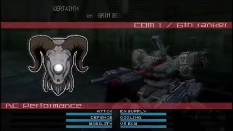 Armored Core:Last Raven Portable OP-I/Human Plus VR Arena Fun2