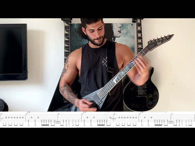 Bullet For My Valentine - Hand of Blood - Guitar Cover with On Screen Tabs (#1) class=