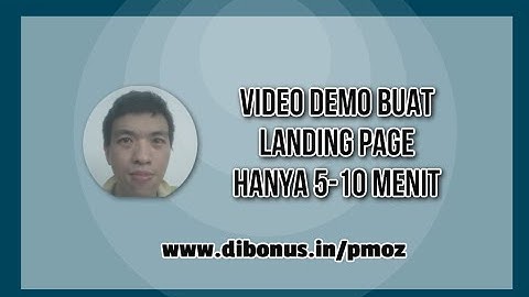 Buat Landing Page Hanya 5-10 Menit   Tanpa Hosting Tanpa Domain dan Link bisa Langsung digunakan