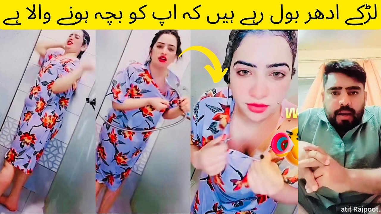 Atif Rajpoot Zainib queen vs Atif rajpoot tiktok live punishment match | atif ...