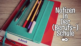 Notizen in der (Berufs-) Schule | Notizbuch UndPlanLiebe