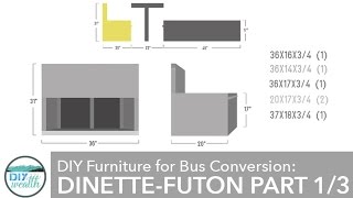 Diy Bus Conversion Furniture Dinette And Futon Pt 1
