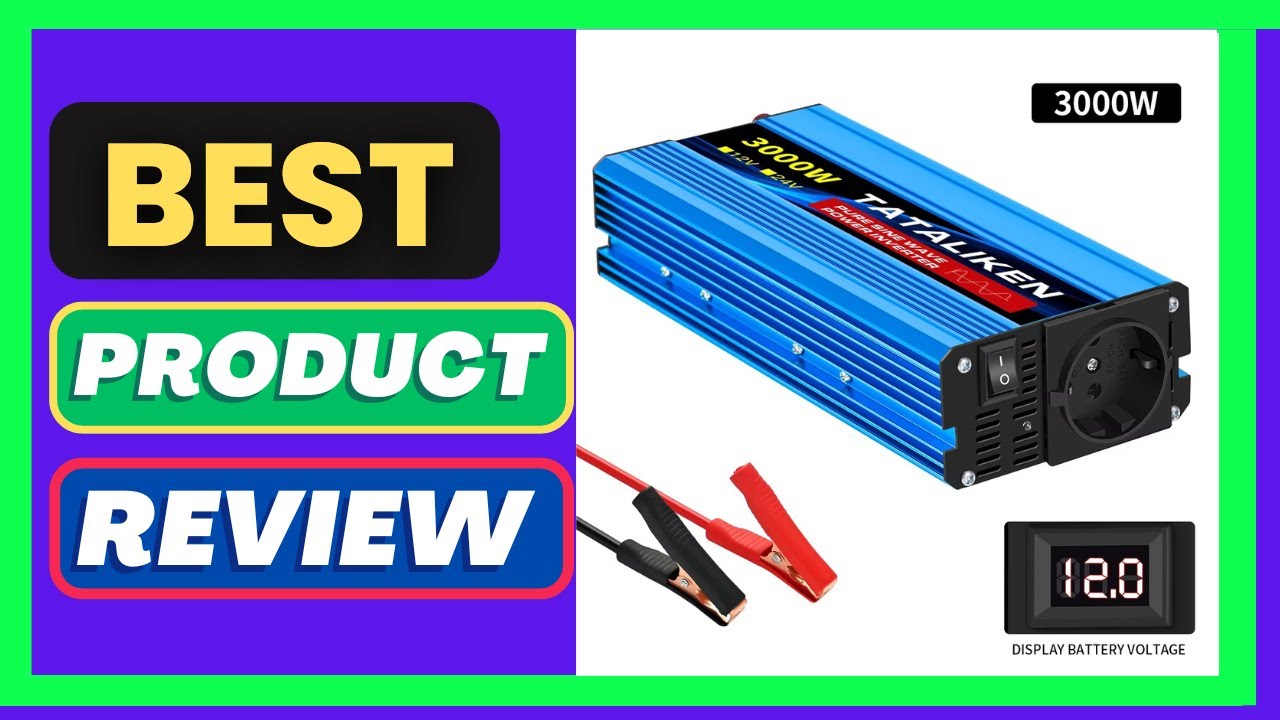 Inverter Pure Sine Wave 2500W/3500W/4500  Converter Charging Adapter EU Socket