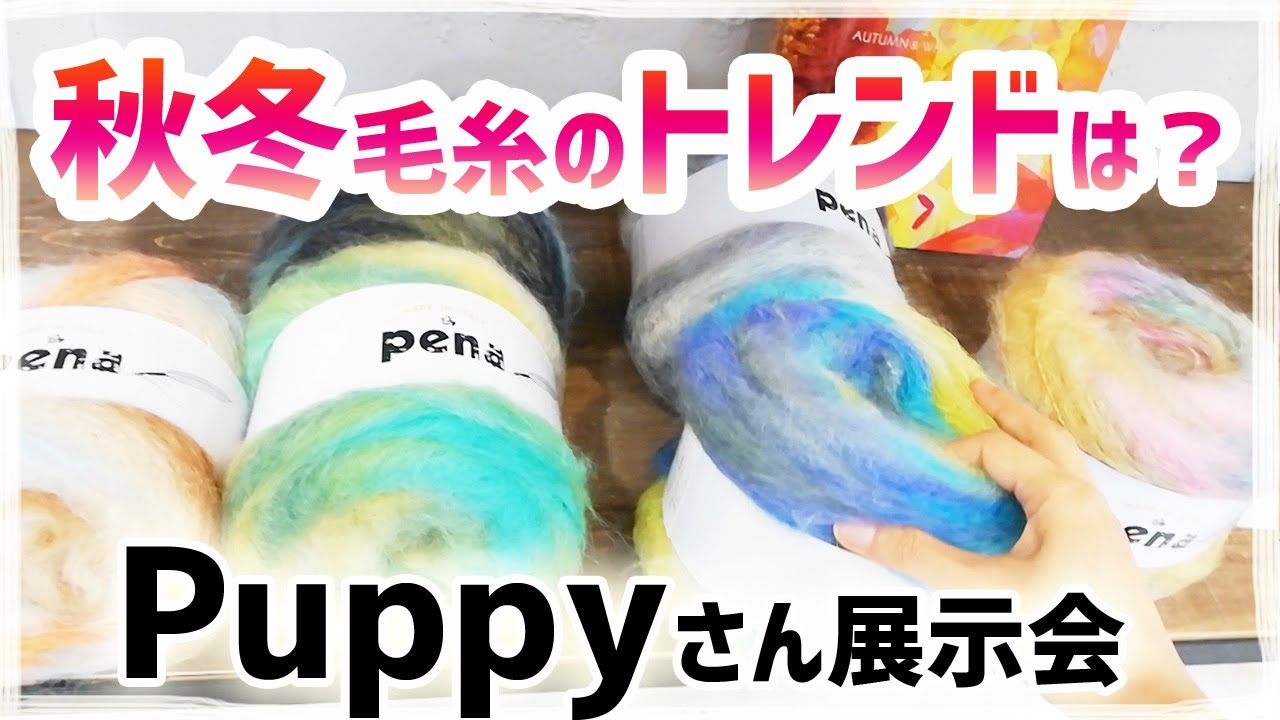 秋冬毛糸トレンド先どり Puppyさん展示会 に行ってきた Youtube