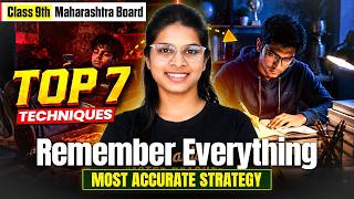 7 Most Important Techniques to Improve Your Score - Must Watch It | Class 9th MH Board |By Vidhi Mam