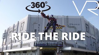 Transformers the Ride in 360 VR | Universal Studios Hollywood 2021