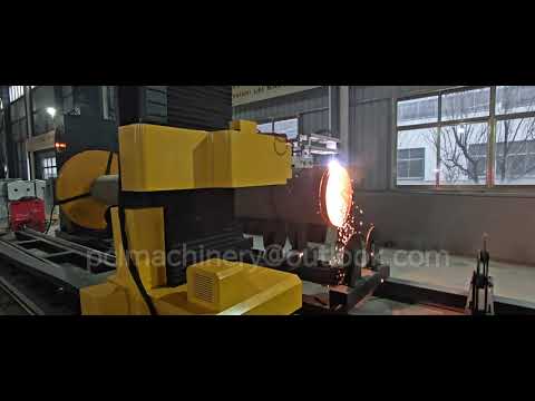 large pipe cutting machine cnc plasma