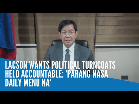 Lacson wants political turncoats held accountable: ‘Parang nasa daily menu na’