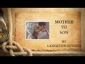 MOTHER TO SON POEM STD 10 ENGLISH SCERT