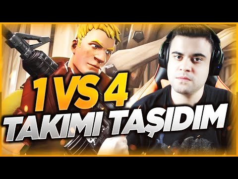 AYAKTA KALAN OYUN FATİH'i 1VS4 ALIYOR ! EKİP İZLİYOR (FORTNITE)