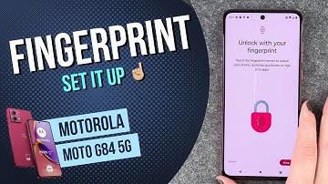 Motorola moto g84 5G - How to set up Fingerprint • 📱 • 👆🏼 • 🔐 • Tutorial