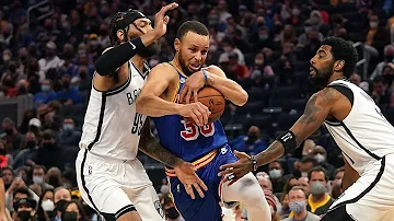 Nets Don't Challenge Last Play! Curry, Klay Clutch Ending! 2021-22 NBA Season