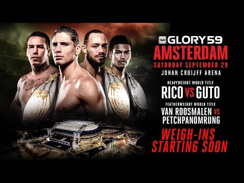 GLORY 59 Amsterdam: Weigh-ins