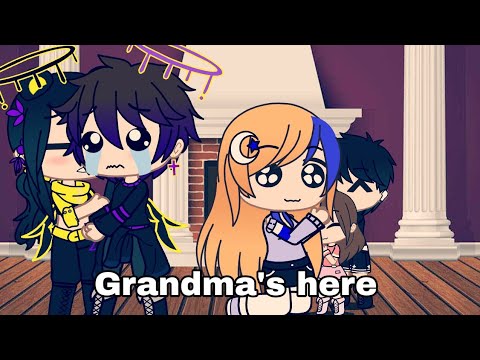 (Grandma's here) meme gacha life FNAF {Chris X Cassidy}