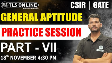 𝐆𝐄𝐍𝐄𝐑𝐀𝐋 𝐀𝐏𝐓𝐈𝐓𝐔𝐃𝐄 | 𝐂𝐒𝐈𝐑 | 𝐆𝐀𝐓𝐄 | 𝐏𝐑𝐀𝐂𝐓𝐈𝐂𝐄 𝐒𝐄𝐒𝐒𝐈𝐎𝐍 | 𝐏𝐀𝐑𝐓 - 𝐕𝐈𝐈 | 𝐒𝐚𝐧𝐣𝐚𝐲 𝐒𝐢𝐧𝐠𝐡