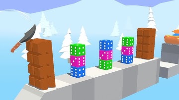 Slice It All! 💁👌🎍😍 ASMR slicing game Very satisfying and relaxing Gameplay Walkthrough MAXFJK77