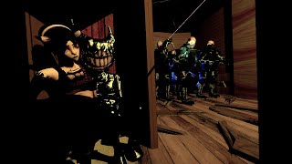 «GOC agents assault The foyer» | 12x timelapsed GMod Posing + Scenebuild [SCP & BaTIM crossover]