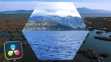 Hexagon iris transition l Davinci Resolve 20