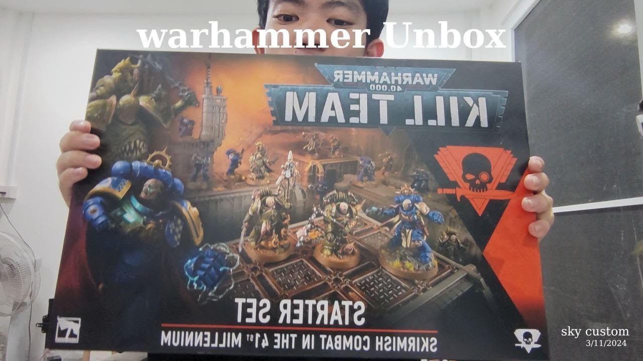 เปิดกล่อง Warhammer 40,000 Kill Team Starter Set Unboxing - YouTube