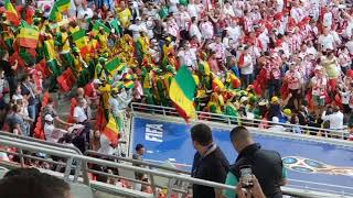 world cup 2018: Poland vs. Senegal (19/06/2018) - senegalese fans | DynekTV