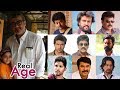 South Indian Actors Real Age | Top Tamil, Telugu, Malayalam, Kannada Actors