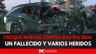 Deadly collision with a semi-trailer leaves one dead and several injured in Tegucigalpa