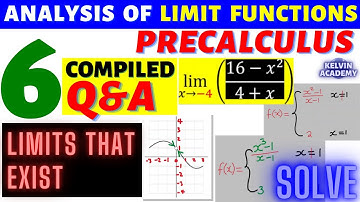 6 COMPILED ANALYSIS OF LIMIT FUNCTIONS THAT EXISTS IN PRECALCULUS