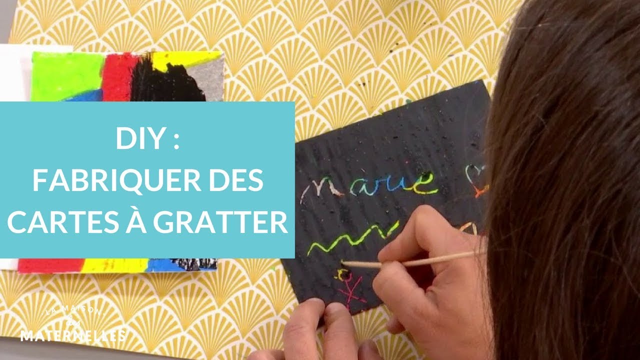 Cartes à gratter Multicolores - 5 cartes - Cartes à gratter, à