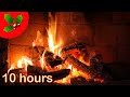 ✰ 10 HOURS ✰ Christmas FIREPLACE ✰ SOLO PIANO Christmas Carols ♫ ☆ Christmas Music Instrumental