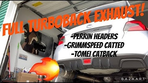 BEST 2015 WRX EXHAUST! TOMEI + GRIMMSPEED JPIPE + PERRIN HEADERS! CATLESS OR CATTED SOUND COMPARISON