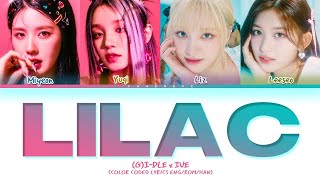 1 Hour |  (G)I-DLE X IVE LILAC (by IU) Lyrics (Color Coded Lyrics)