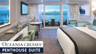 Oceania Sirena | Penthouse Suite Full Walkthrough Tour & Review | 4K