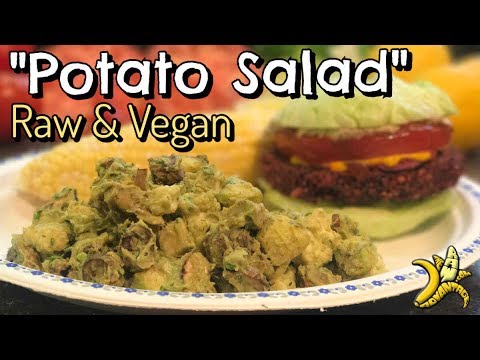 Potato Salad   Raw and Vegan