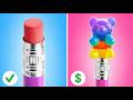 Крутые способы нанести макияж в классе || Awesome Hacks For Girls By 123 GO Like!