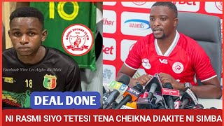 ⛔DEAL DONE;CHEIKNA DIAKITE NI SIMBA NI RASMI NA SIYO TETESI TENA,USAJILI MPYA SIMBA SC TANZANIA....