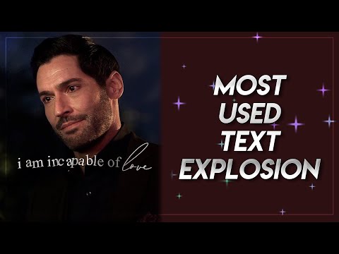 MOST USED TEXT EXPLOSION | AFTER EFFECTS