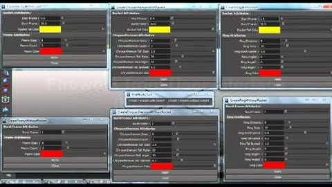 example firework mel script tool