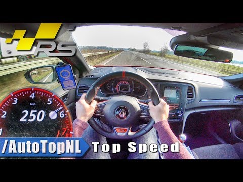 2019 Renault Megane RS MANUAL 250km/h AUTOBAHN POV TOP SPEED by AutoTopNL