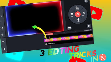🔥3 Editing Tricks for Youtubers in Kinemaster || Video Border || Shadow Effect || Text Animation||