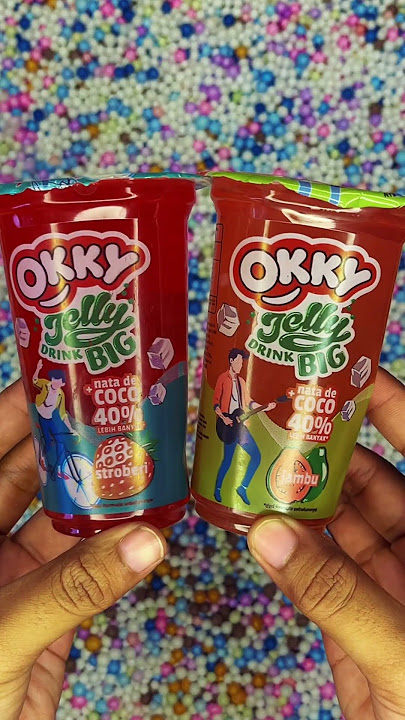 Menemukan Minuman Okky Jelly Drink Big rasa Jambu dan Stroberi #huntingjajan #minuman #drink