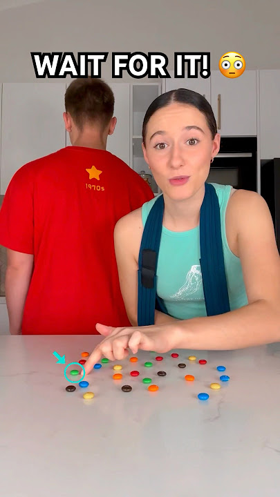 POISONOUS M&M GAME (FAIL)... 😳😱 #shorts